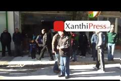 Αυτοκίνητο ντελαπάρισε στο κέντρο της Ξάνθης