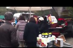 Μοίρασαν προϊόντα χωρίς μεσάζοντες στο κέντρο της Θεσσαλονίκης