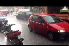 Ισχυρή χαλαζόπτωση στον Πύργο! [video]