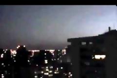 Σχηματισμός ΑΤΙΑ Orbs  εμφανίζεται πάνω από Σαντιάγο, Χιλή 18 Δεκέμβρη του 2012