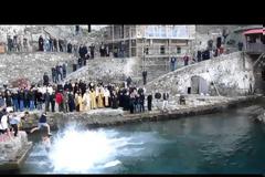 2505 - Αγιασμός των υδάτων. Video από 4 μοναστήρια του Αγίου Όρους