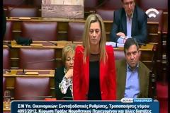 Απάντηση-δήλωση της Ρ. Μακρή στον υπουργό Υγείας, τον πρόεδρο του ΠΑΣΟΚ και σε βουλευτές της ΝΔ που αντέδρασαν στην ομιλία της