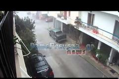 Πρέβεζα: Καταρρακτώδης βροχή πριν λίγο