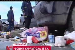 Μαρτυρίες-σοκ τραυματιών από την καραμπόλα στην Εγνατία Οδό
