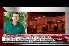 ΕΠΕΜΒΑΣΗ ΤΩΝ ΜΑΤ ΣΤΟ ΑΜΑΞΟΣΤΑΣΙΟ ΤΟΥ ΜΕΤΡΟ (VIDEO)