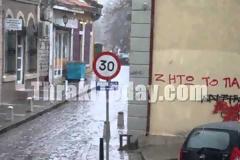 Xιόνι στην Ξάνθη (video)