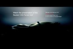 Η ΠΑΡΟΥΣΙΑΣΗ ΤΗΣ C32 ΑΠΟ ΤΗ Sauber *BINTEO & PHOTOS*