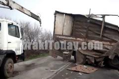 Ανετράπη νταλίκα στην παλιά Εθνική Οδό Ξάνθης – Κομοτηνής