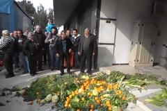 Πάτρα-Τώρα: Στην Γ΄ ΔΟΥ αγρότες και παραγωγοί λαϊκών αγορών - Πέταξαν οπωροκηπευτικά στην είσοδο