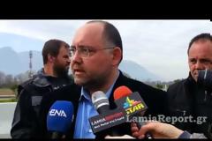 Λαμία: Αγρότες απέναντι στα ΜΑΤ στην εθνική οδό
