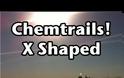 Οι παράξενοι σχηματισμοί σε σχήμα Χ των chemtrails