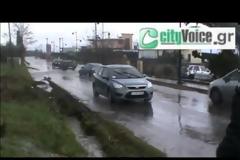Προβλήματα απ' την κακοκαιρία στο Αγρίνιο
