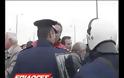 Χημικά και συλλήψεις στα μπλόκα των Σερρών