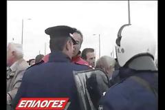 Χημικά και συλλήψεις στα μπλόκα των Σερρών