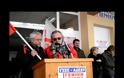 Γερμανός συνδικαλιστής στην συγκέντρωση και την πορεία του Εργατοϋπαλληλικού Κέντρου Τρικάλων
