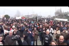 Μεγαλειώδης συγκέντρωση διαμαρτυρίας κατά των μεταλλείων στις Σκουριές!