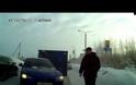 Νταλικιέρης σπέρνει τον... πανικό [Video]
