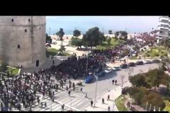 Βίντεο με τους 9.000 διαδηλωτές κατά της εξόρυξης χρυσού στο Λευκό Πύργο