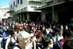 Στους δρόμους και σήμερα οι φοιτητές του ΤΕΙ Καλαμάτας [video]