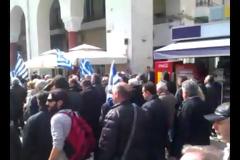 Εντυπωσιακή η πορεία των ένστολων στη Θεσσαλονίκη