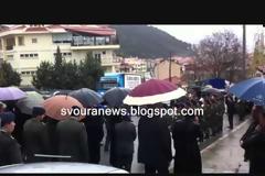 Πλήθος κόσμου στην κηδεία του Ανθυπολοχαγού που σκοτώθηκε στο πεδίο βολής