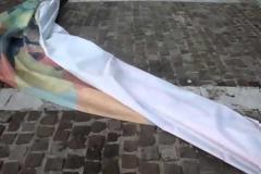 Ξάνθη: Η κακοκαιρία κατέστρεψε το πανό του Καρναβαλιού!