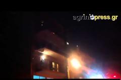 Ολοσχερής καταστροφή ορόφου πολυκατοικίας [video]