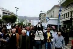 Επεισόδια με μπλοκ του ΣΥΡΙΖΑ και την Αστυνομία στην Καλαμάτα [video]