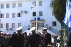 Ο Π. Παναγιωτόπουλος & συγγενείς των πεσσόντων στα αποκαλυπτήρια προτομών των ηρώων στα Ίμια (Φωτό - Βίντεο)