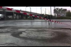 Υπό βροχή η διαμαρτυρία των κατοίκων της Ιερισσού στο Αστυνομικό Μέγαρο Θεσσαλονίκης [video]