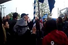 Μεγάλη διαδήλωση για την Ιερισσό έξω από το Αστυνομικό Μέγαρο Θεσσαλονίκης [video]