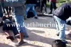 Η τραγική στιγμή της βάρβαρης επίθεσης στη Μανωλάδα - Δείτε το video