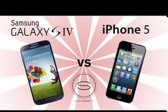 To απόλυτο συγκριτικό; iPhone 5 vs Samsung Galaxy S IV!(video)