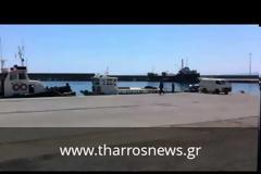 Οι σοροί τον άτυχων ναυτικών στο λιμάνι της Καλαμάτας