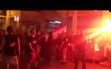 Πρέβεζα: Έξαλλοι πανηγυρισμοί των φιλάθλων του Ολυμπιακού