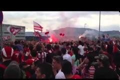 Aποθεωτική η υποδοχή στους Πρωταθλητές Ευρώπης - Δείτε video