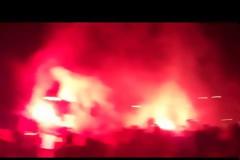 Πάτρα: Πανηγύρισαν χιλιάδες φίλαθλοι του Oλυμπιακού - Πέταξαν πέτρες στο κλαμπ του Παναθηναϊκού - Δείτε video