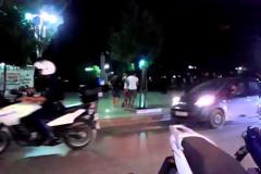 Πάτρα Τώρα: Καταστροφές σε αυτοκίνητα και δίκυκλα (video)