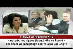 Γιάννα Aγγελοπούλου: Ποιος πολιτικός την αποκάλεσε πλούσια σκύλα