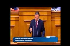 Για κακούργημα παραπέμφθηκε ο Παπακωνσταντίνου με 234 ψήφους - Με δάκρυα στα μάτια δήλωσε αθώος