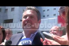 Δείτε βίντεο από την επίσκεψη Καμμένου στο Λιμεναρχείο Σκοπέλου