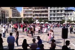 Πάτρα: Νέα συγκέντρωση διαμαρτυρίας για το κλείσιμο της ΕΡΤ [video]