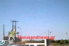 Κυκλοφοριακό έμφραγμα στο δρόμο προς Χαλκιδική
