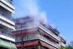 Βέροια: Κάηκε διαμέρισμα σε πολυκατοικία [video]
