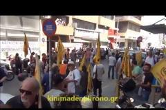 Kίνημα Δεν Πληρώνω: Βίντεο από τη δράση αποτροπής κατάσχεσης της πρώτης κατοικίας άνεργου μεταλλεργάτη από τα Καμίνια