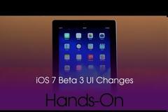 Δείτε τις πρώτες αλλαγές του ios 7 beta 3