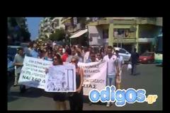 Πύργος: Με πολύ κόσμο οι πορείες εναντίον του Πολυνομοσχέδιου [video]