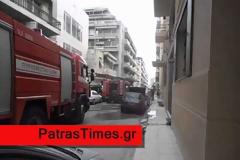 Πάτρα: Αναστάτωση από πυρκαγιά σε αυτοκίνητο – Αποκλείστηκε η περιοχή υπό το φόβο έκρηξης