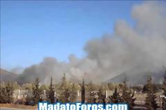 Μαρκόπουλο: Σε Ύφεση Η Φωτιά- Εντυπωσιακά Πλάνα Από Ρίψεις Νερού [Video]
