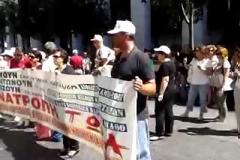 ΠΟΡΕΙΑ ΣΤΟ ΚΕΝΤΡΟ ΑΠΟ ΤΟΥΣ ΕΡΓΑΖΟΜΕΝΟΥΣ ΣΤΟΝ ΟΑΕΔ